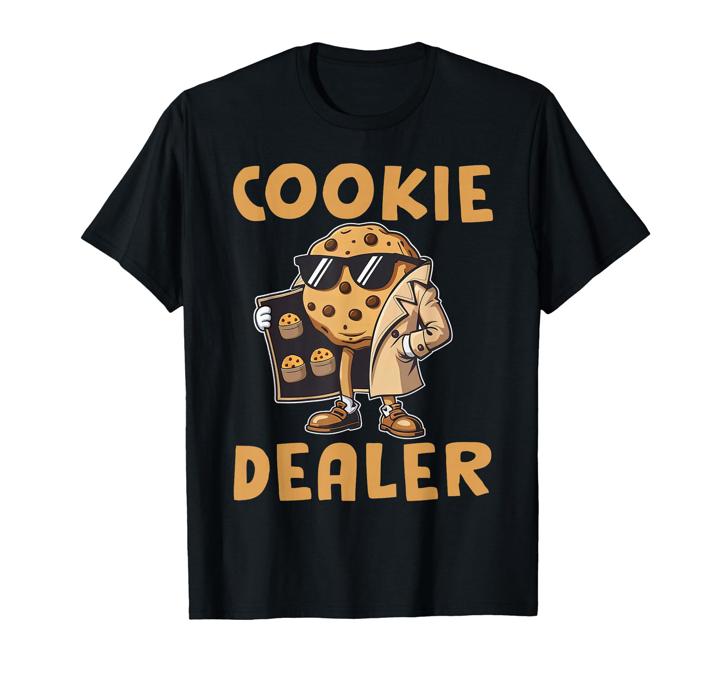 Cookie Dealer Seller Chocolate Chip Lover Cookies Crew Kids T-Shirt