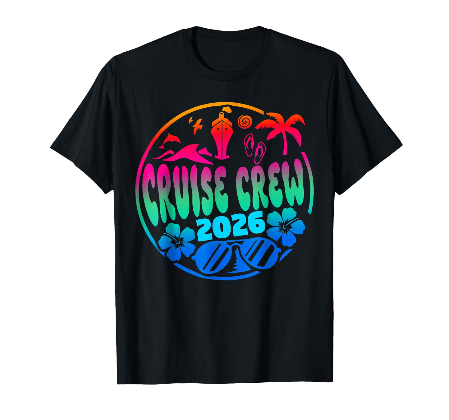 Cruisin Crew 2026 Cruise Family Friends Vacation Matching T-Shirt