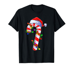 Candy Cane Crew Santa Christmas Kids Boys Girls Gifts T-Shirt