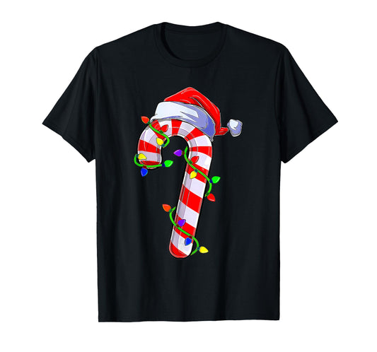 Candy Cane Crew Santa Christmas Kids Boys Girls Gifts T-Shirt