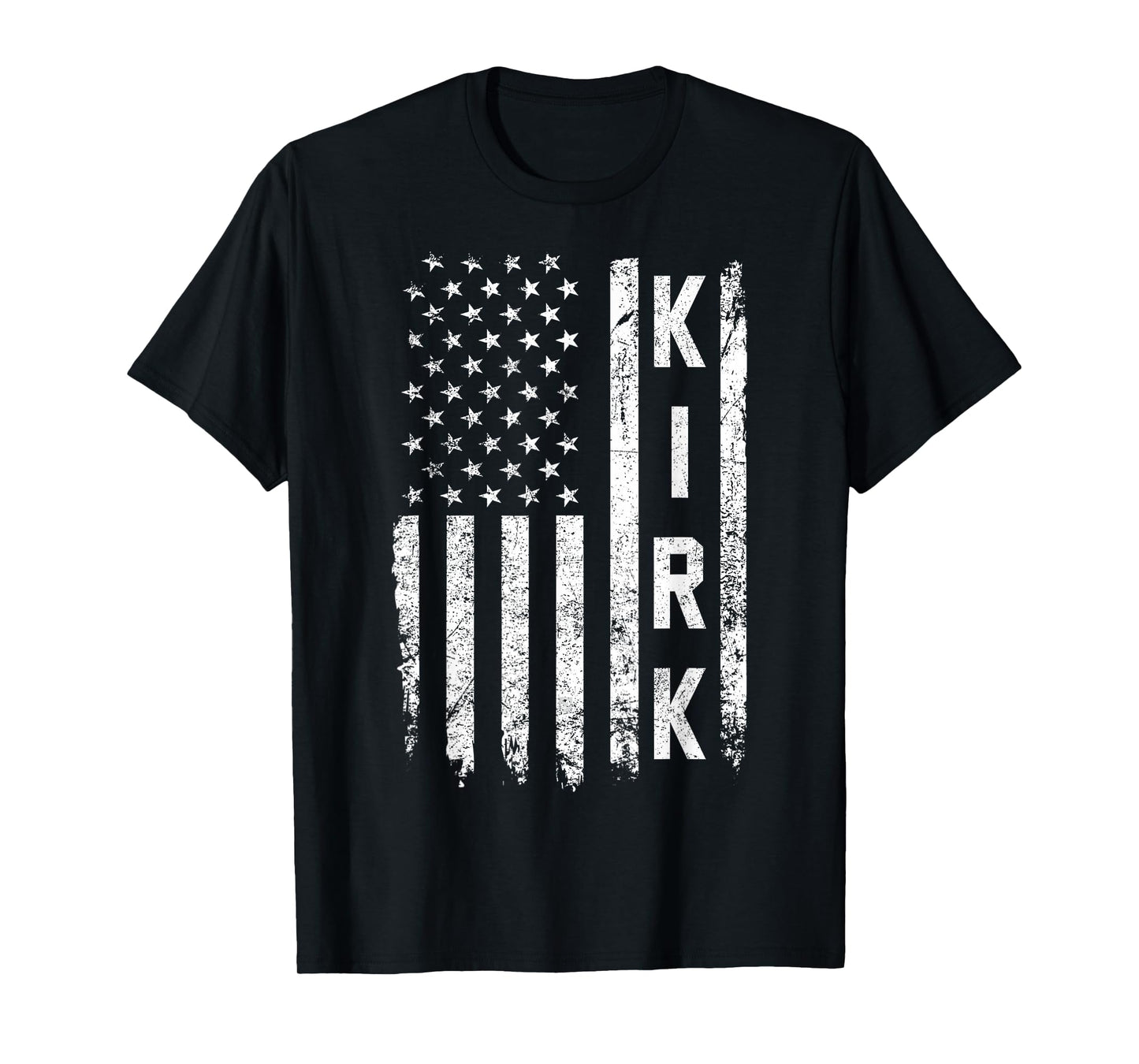 Retro Vintage Kirk US Flag T-Shirt