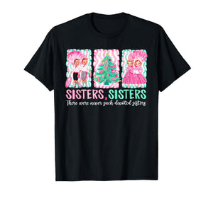 Devoted Sisters Merry Christmas White Xmas Pajamas Holiday T-Shirt