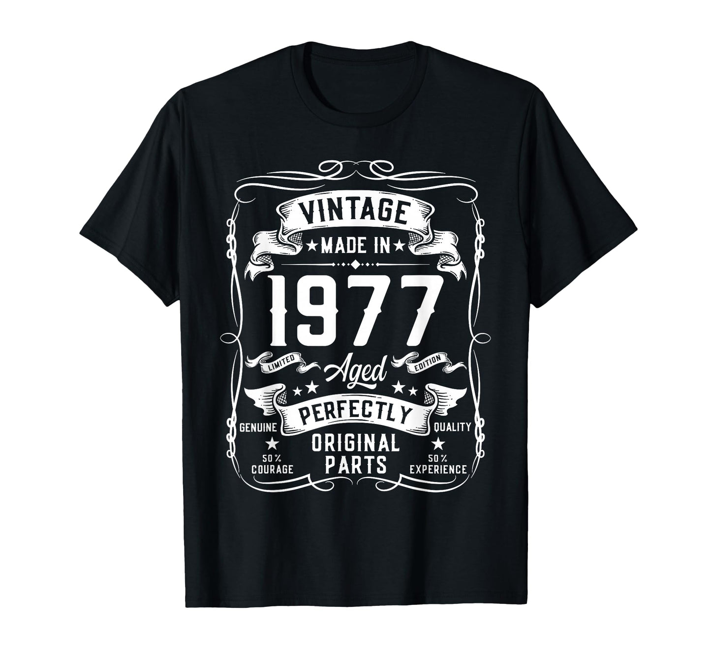 Vintage 1977 49yr 49th Birthday Gifts for Men 49 Years Old T-Shirt