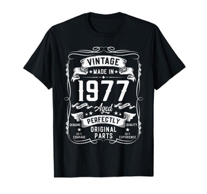 Vintage 1977 49yr 49th Birthday Gifts for Men 49 Years Old T-Shirt