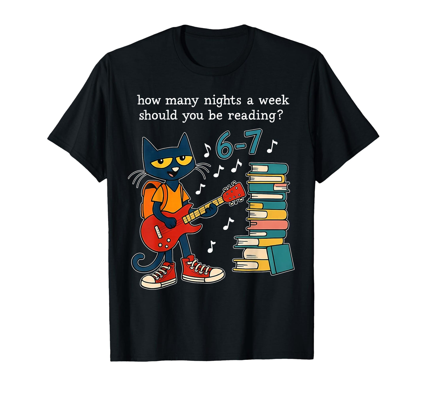 How Many Nights A Week Should You Be Reading 6-7 Teacher Kid T-Shirt