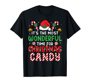 It's The Most Wonderful Time for Christmas Candy Cane Kids T-Shirt