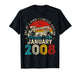 18 Years Old Awesome Since January 2008 18th Birthday Boys T-Shirt