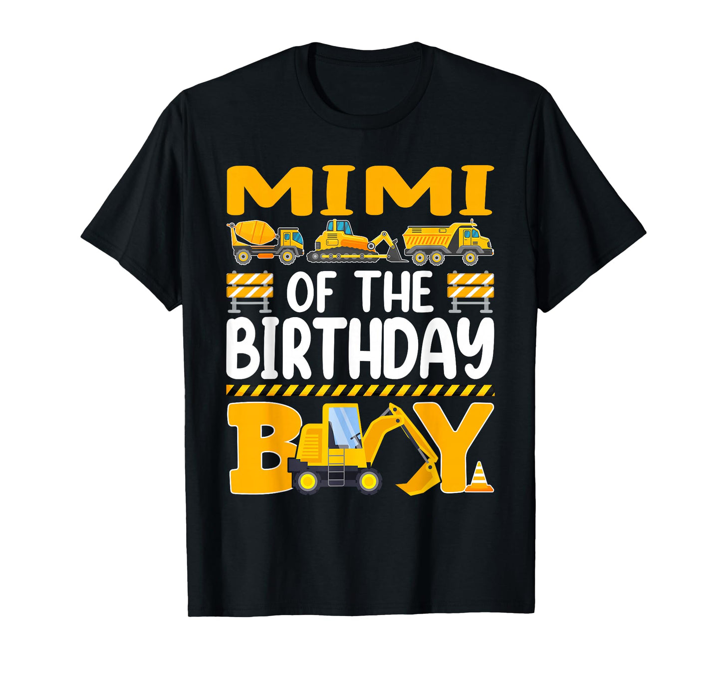 Mimi of The Birthday Boy Construction Birthday Party T-Shirt