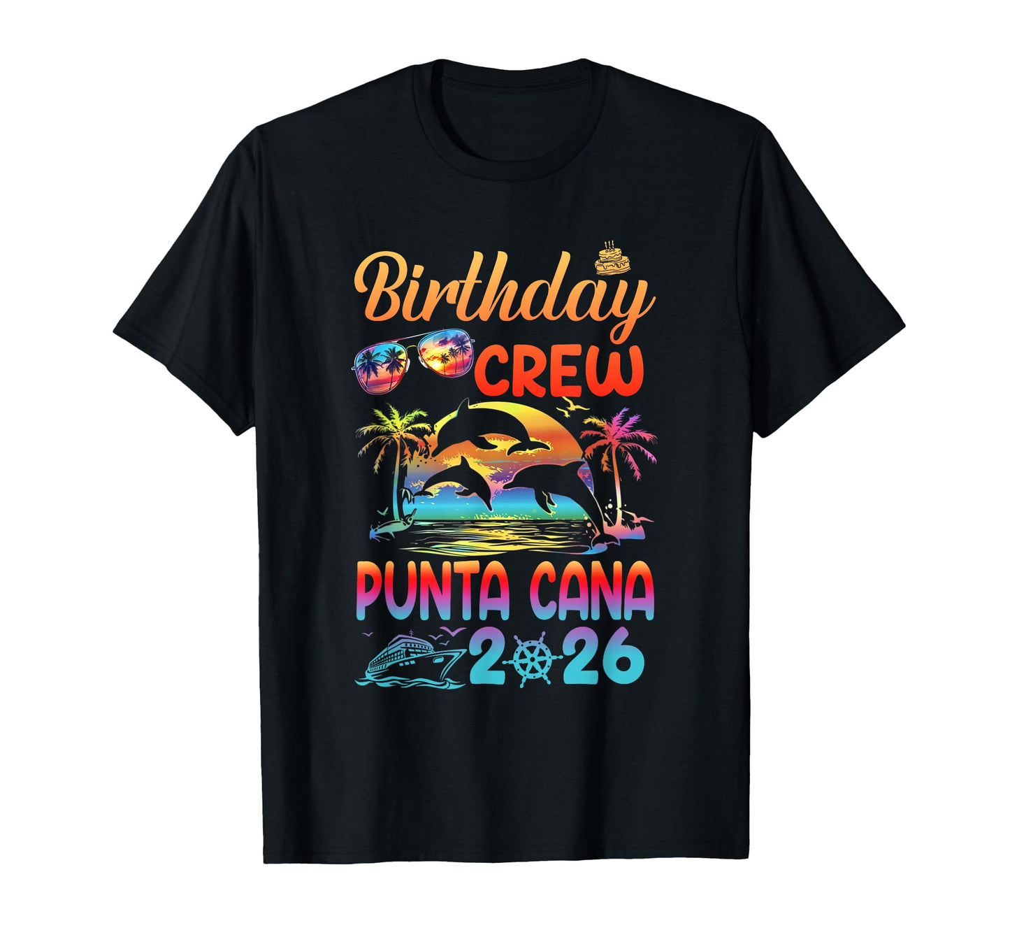 Punta Cana Birthday Trip Vacation 2026 Matching Group T-Shirt