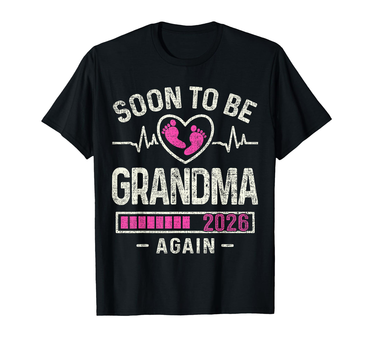 Soon to Be Grandma Again 2026 Expecting Baby Grandmother T-Shirt