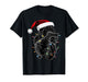Heart Anatomy Santa Hat Christmas Light CVICU Crew Cath Lab T-Shirt