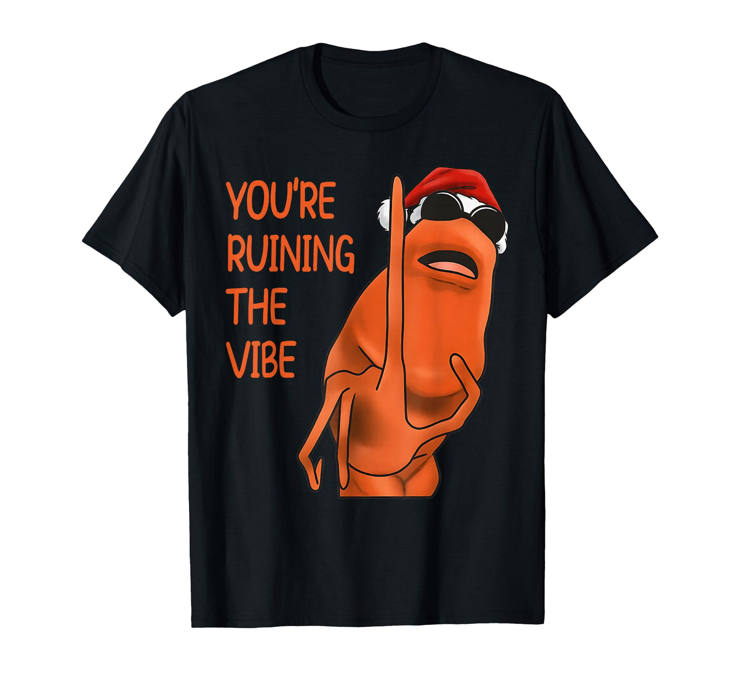 You're Ruining The Vibe Marcus The Worm Christmas T-Shirt