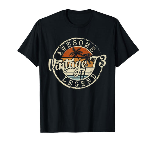 Vintage 1973 53yr 53rd Birthday Gifts for Men 53 Years Old T-Shirt