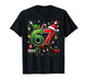 Funny 67 Six Seven Christmas Ice Hockey T-Shirt