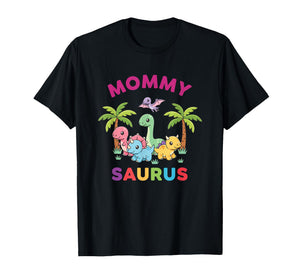 Mythical & Prehistoric Mommy Saurus Dinosaur Mom Family T-Shirt