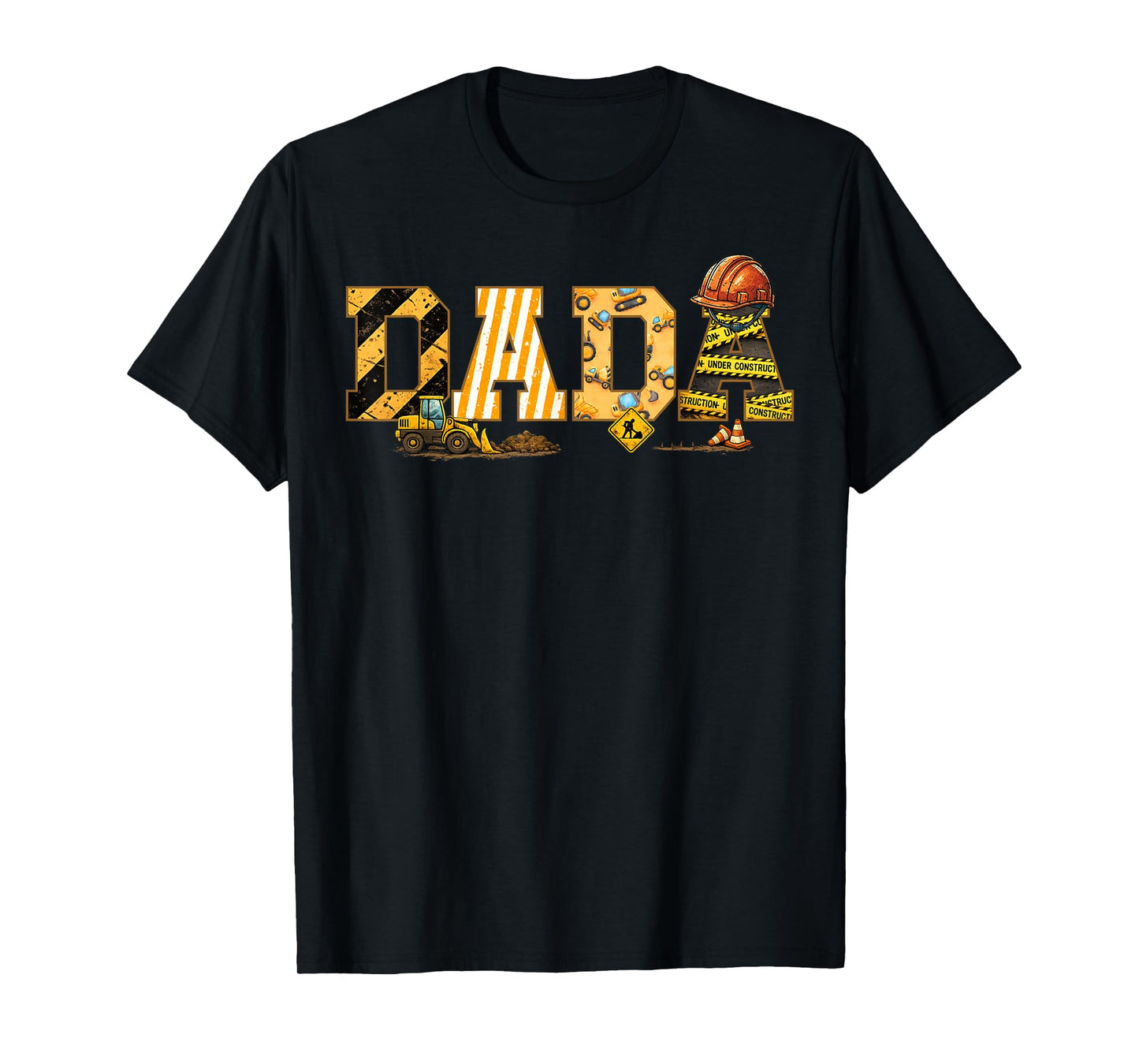 Dada Construction Birthday T-Shirt