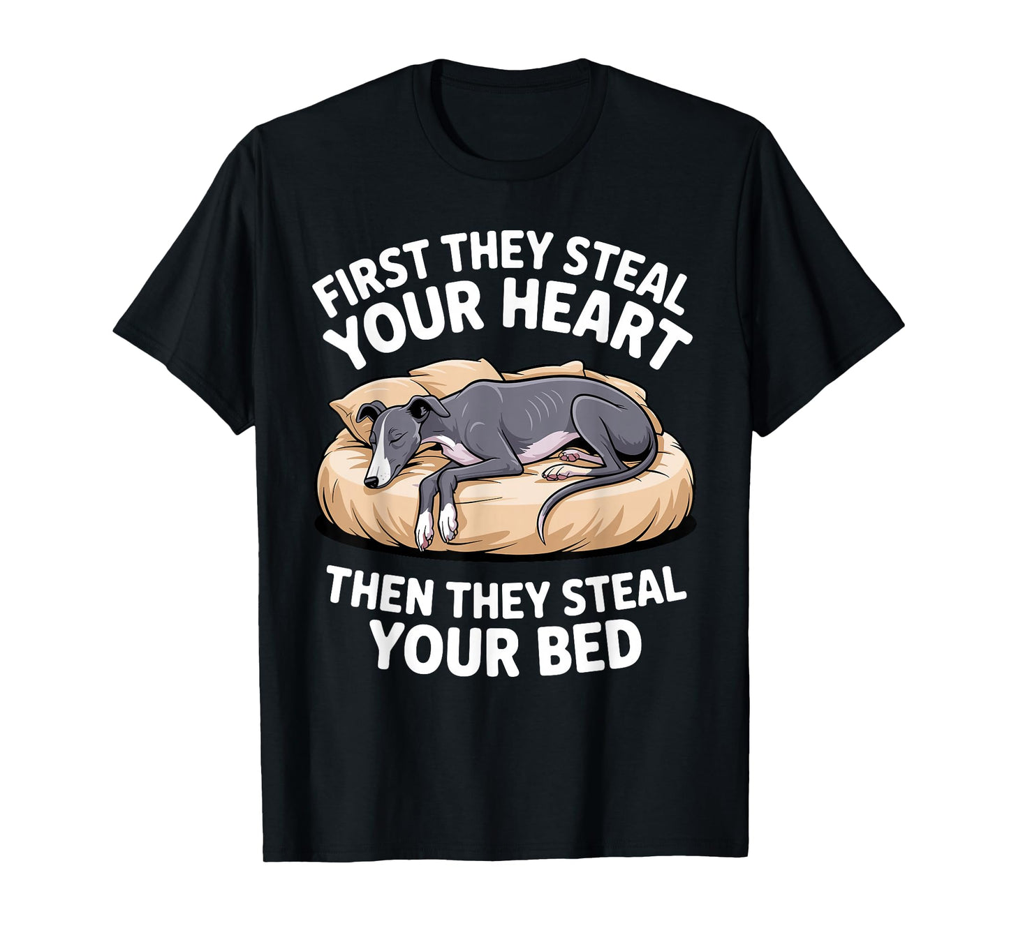Cute Greyhound Art for Men Women Dog Italian Greyhound Lover T-Shirt