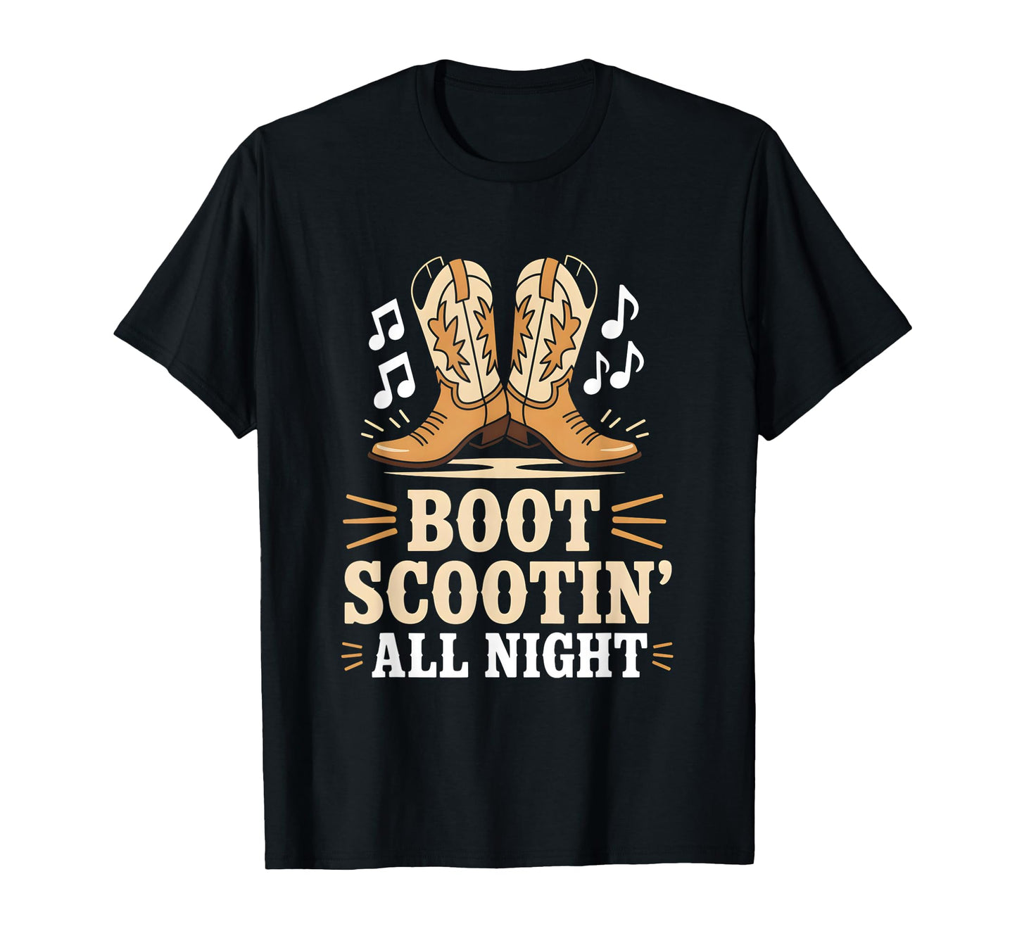 Boot Scootin’ All Night Country Line Dancer T-Shirt