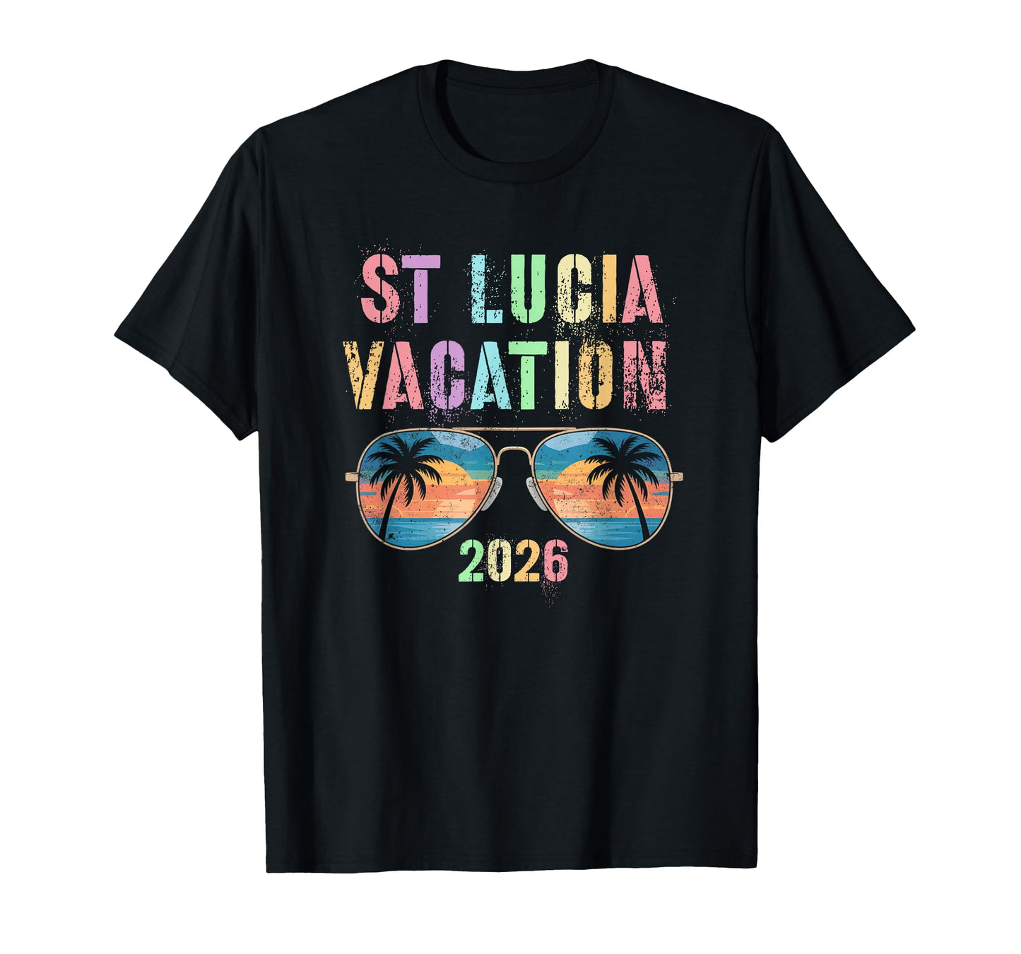 Cute ST Lucia Vacation 2026 Trip Swim Vacay Matching All T-Shirt
