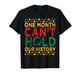 Black History Month One Month Can't Hold Our History Women T-Shirt