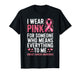 in October We Wear Pink Breast Cancer Awareness T-Shirt
