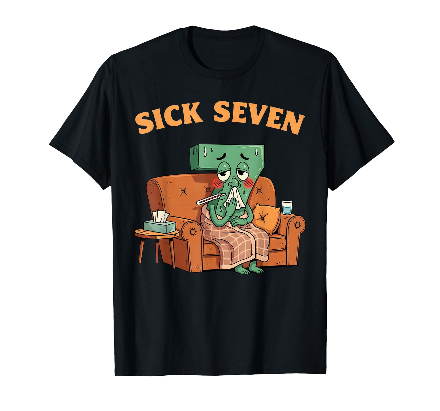 Sick Seven 67 Halloween Costume Fun Wordplay Design T-Shirt