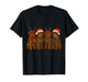 Newfoundland Santa Hat Tee Dog Merry Christmas T-Shirt