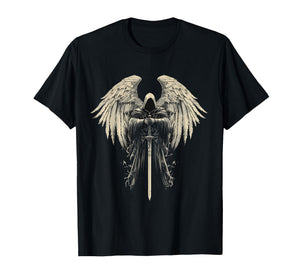 Archangel Gabriel Christian Angel Catholic Warrior T-Shirt