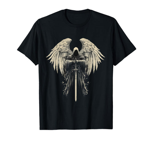 Archangel Gabriel Christian Angel Catholic Warrior T-Shirt