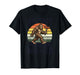 Bigfoot Grabbed My Wiener Funny Sasquatch Retro Camping T-Shirt