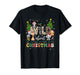 Wild About Christmas Santa Xmas Lights Zoo Safari Animals T-Shirt