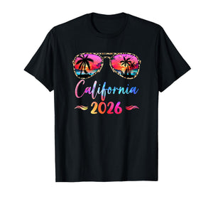 California Vacation 2026 Matching Group Family Summer Trip T-Shirt