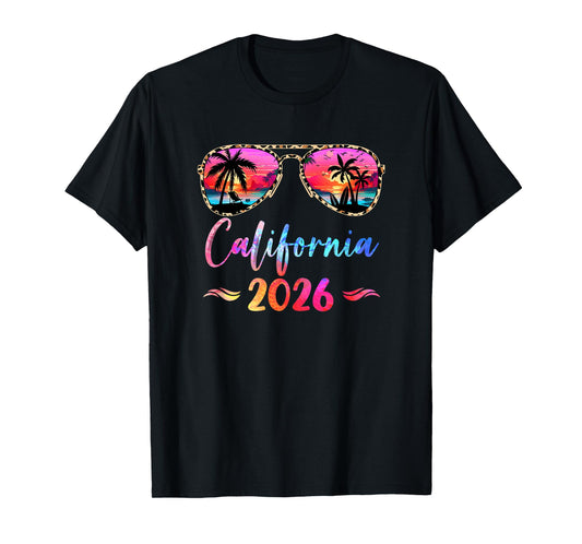 California Vacation 2026 Matching Group Family Summer Trip T-Shirt