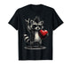 Funny Raccoon Heart Punk Rock Valentines Day Men Boys Kids T-Shirt
