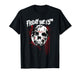Friday The 13th Jason Mask with Blood Splatter Horror Movie T-Shirt