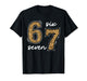 Trending Meme Saying 6 7 Men Women Kids Leopard Teacher T-Shirt