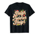 Sleigh Teacher Sleigh Retro Christmas T-Shirt