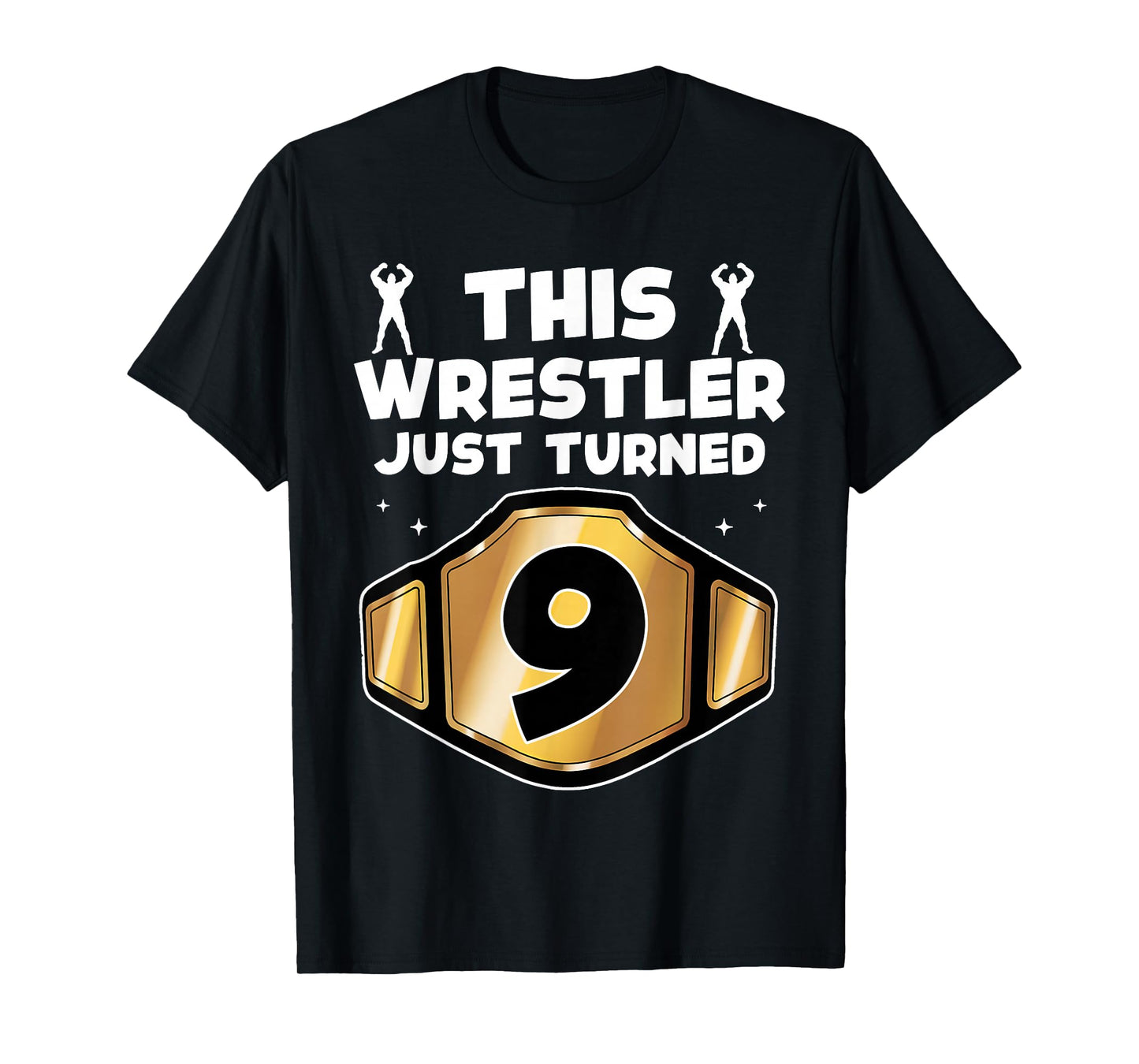 9th Wrestling Birthday This Wrestler Just Turned Nine 9 Boys T-Shirt