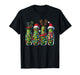 Funny Christmas Pickle Lights Cactus Family Holiday Humor T-Shirt