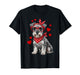 Miniature Schnauzer Valentines Day Dog Lover Heart T-Shirt