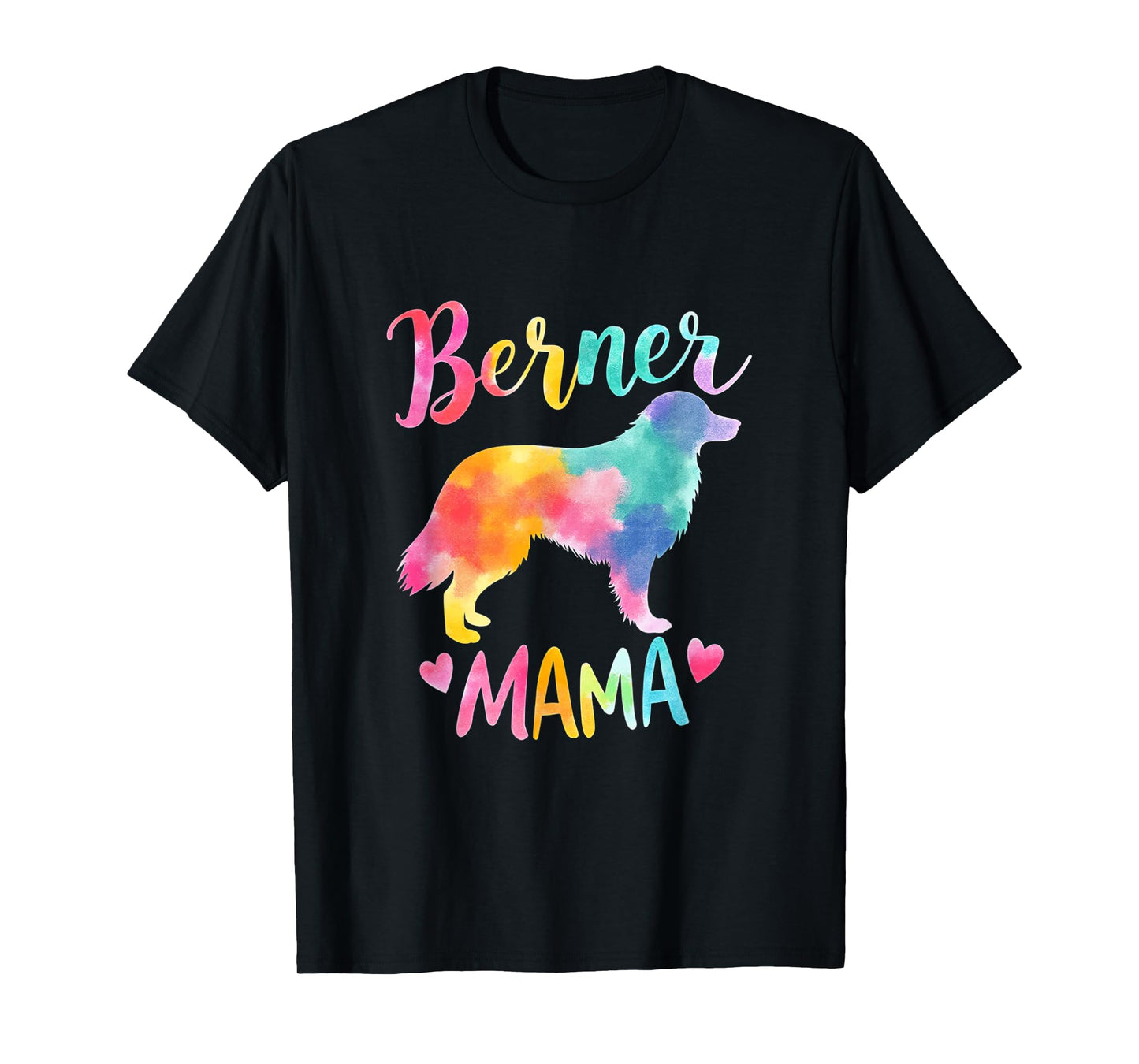 Mountain Dog Mama Colorful Bernese Mountain Dog Mom T-Shirt