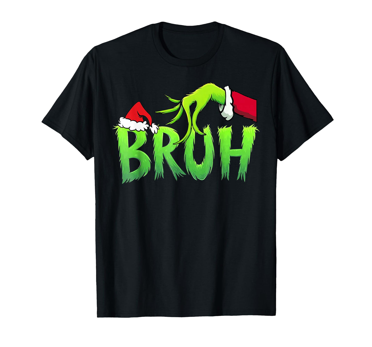 Bruh Christmas Shirt Kids Xmas Teens Boys Funny Christmas T-Shirt