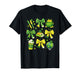 St Patrick's Day Lucky Teacher Shamrock Coquette Bow Pencil T-Shirt