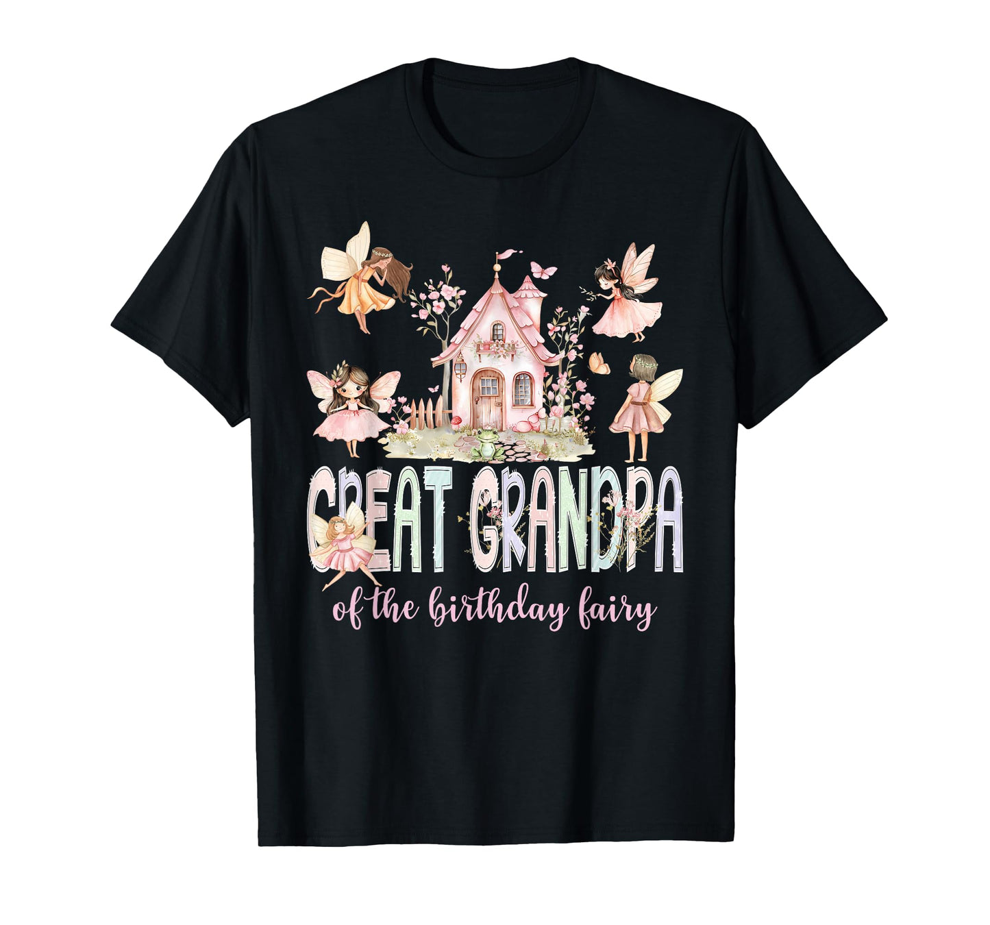 Great Grandpa of The Birthday Fairy Girl Magical Matching T-Shirt