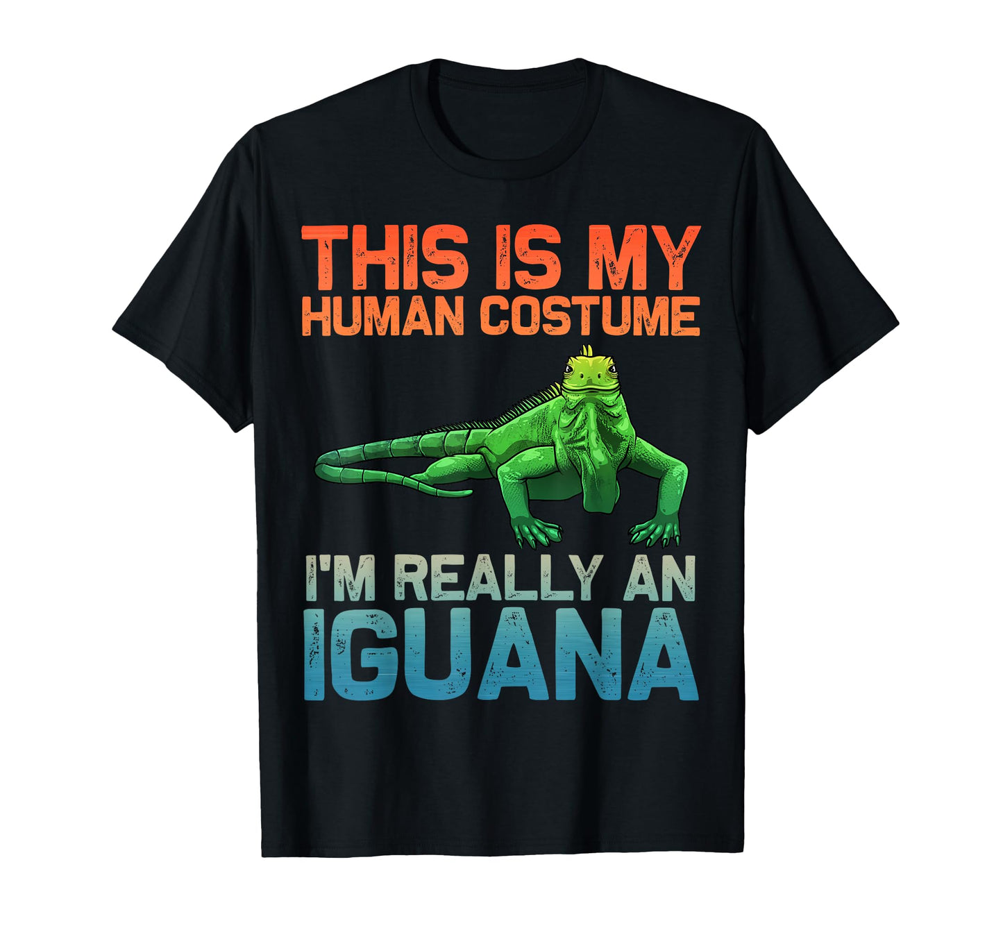 Cool Iguana Costume for Men Women Kids Reptile Iguana Lover T-Shirt