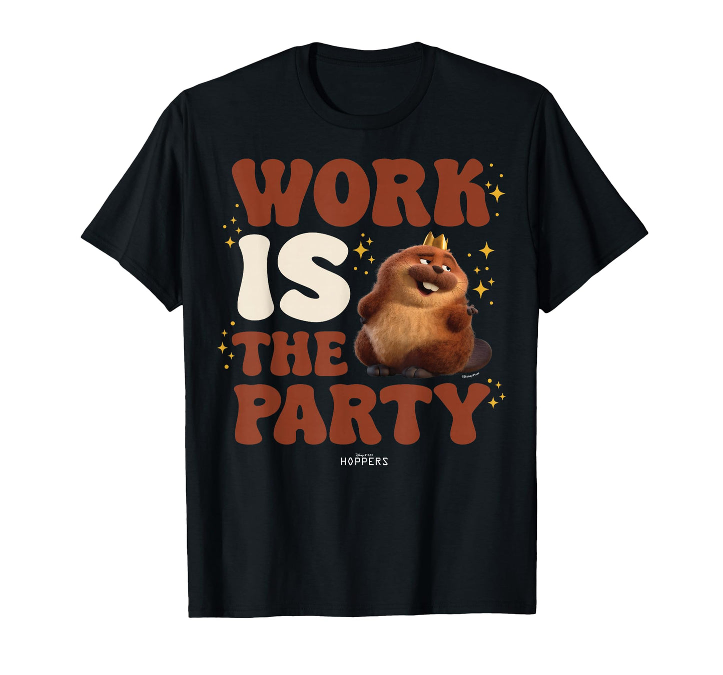Disney Pixar Hoppers King George Cute Work Party T-Shirt