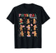 Retro Physical Therapy Gingerbread Christmas PT Funny Xmas T-Shirt
