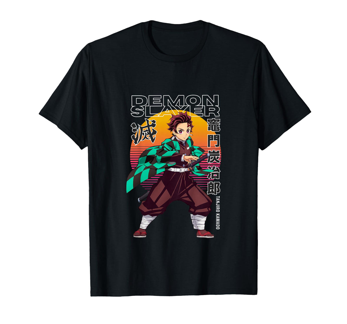 Kids Demon Slayer: Kimetsu no Yaiba Tanjiro Sunset Slash T-Shirt