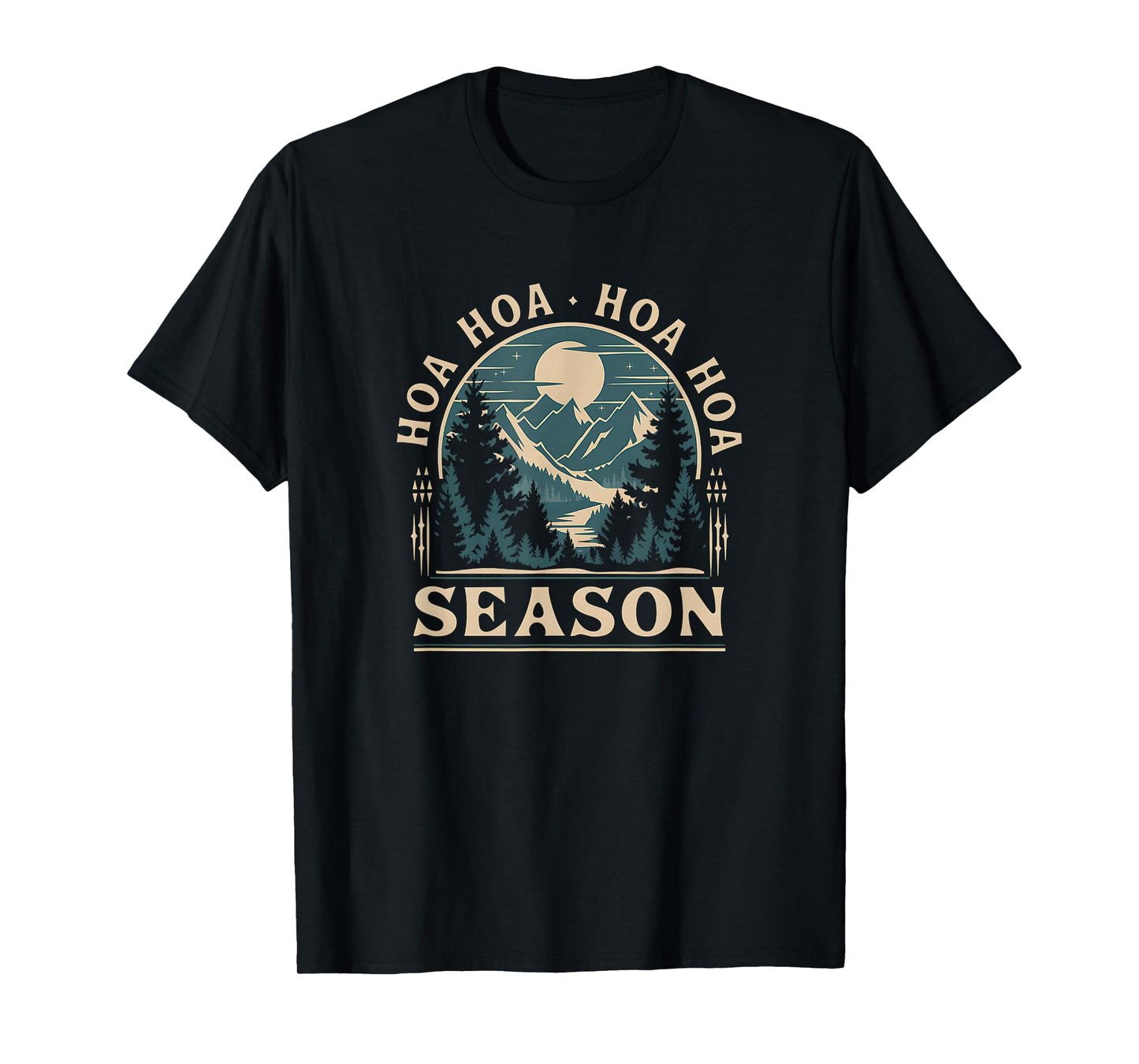 Twilight Lover Pine Forest HOA Cozy Season T-Shirt
