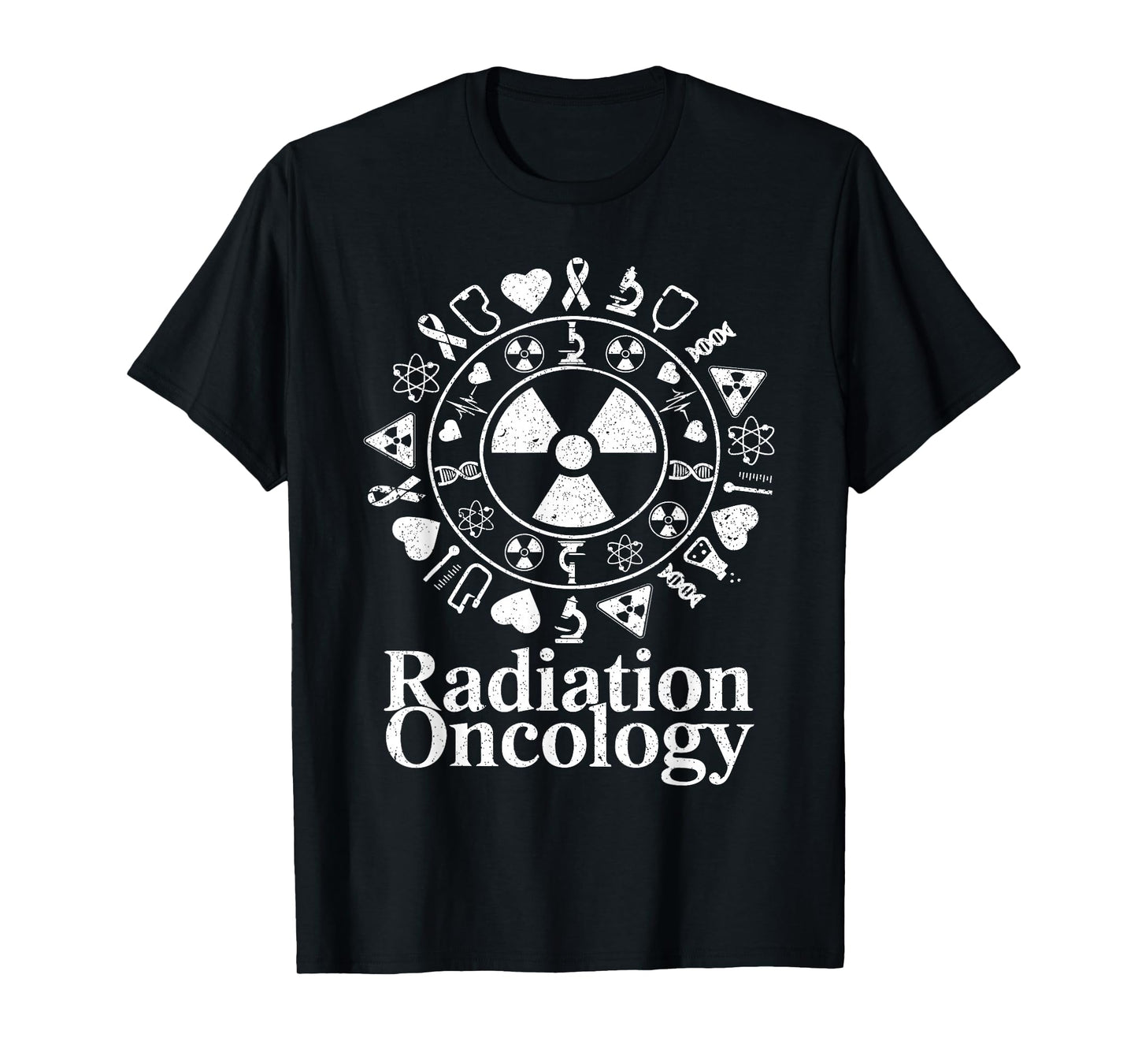 Retro Radiation Oncology Therapist Vintage Medical Science T-Shirt